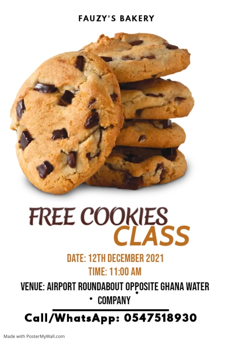 Copy of Cookies Poster | PosterMyWall