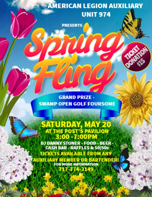 Spring Fling Event Flyer | PosterMyWall