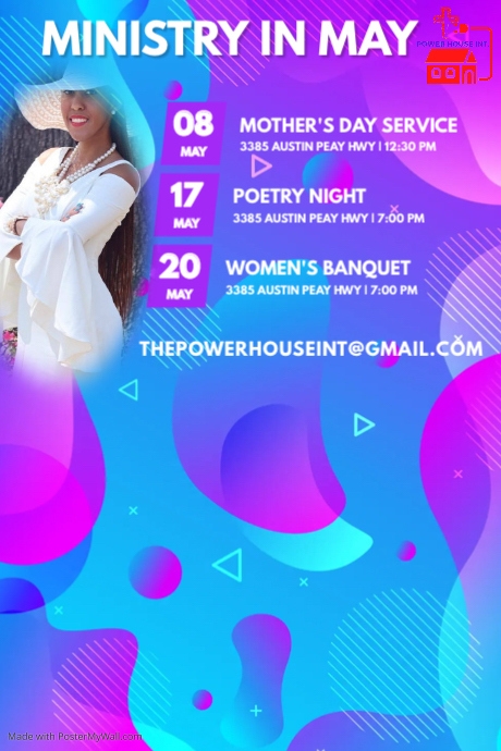 Copy of Copy of Events Schedule Template | PosterMyWall