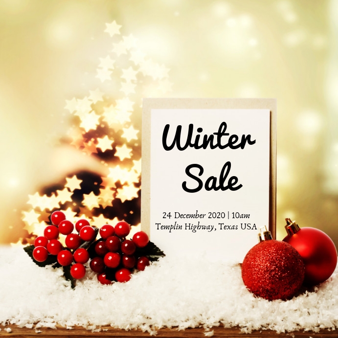 23 Winter Template | PosterMyWall
