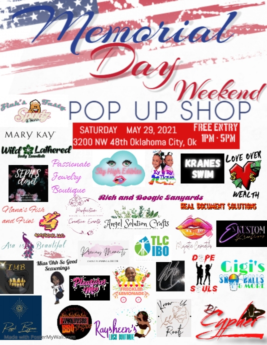 Copy of Copy of Memorial Day Celebration flyer | PosterMyWall