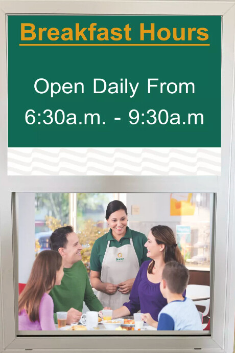 Quality Breakfast Window Design | PosterMyWall