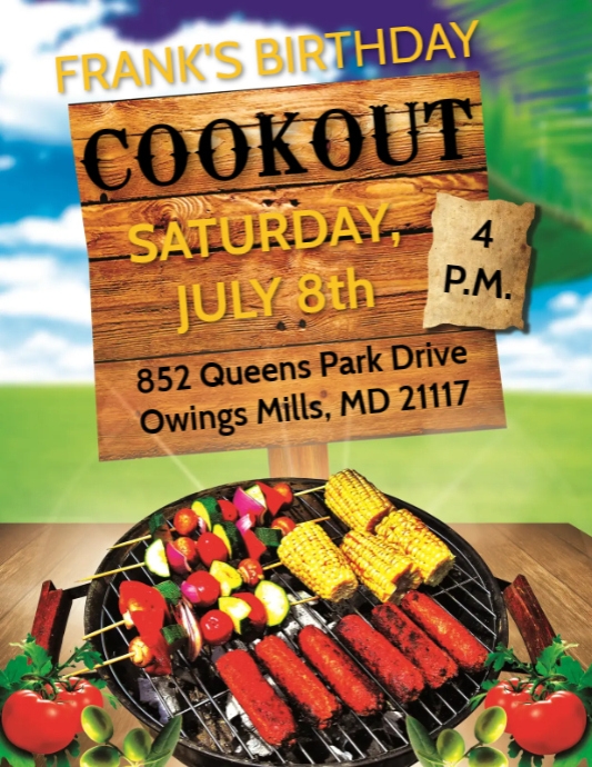 Cookout | PosterMyWall