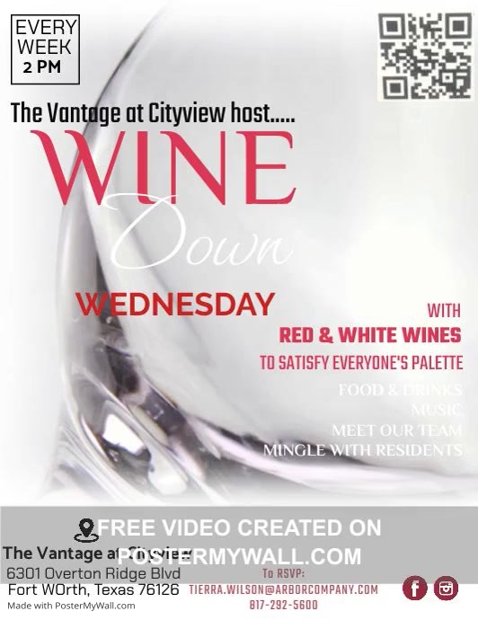 Wine Down Wednesday PosterMyWall