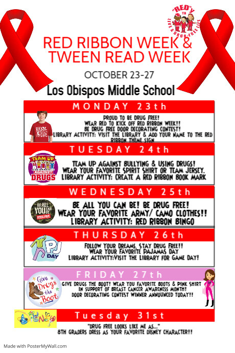 Copy of Red Ribbon week Flyer Design Template | PosterMyWall Copy of Red Ribbon week Flyer Design Template | PosterMyWall