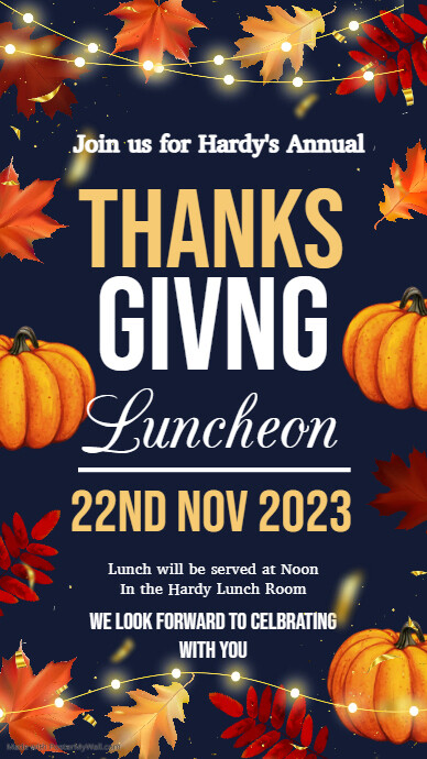 thanksgiving | PosterMyWall