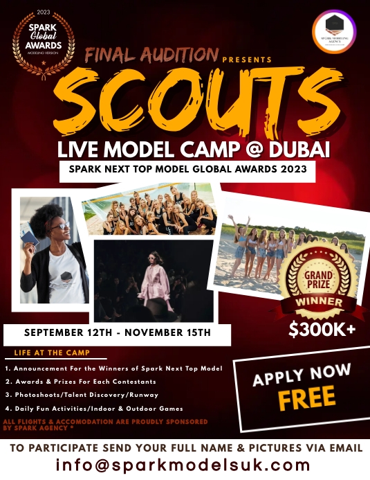 Copy of Copy of Scouts Camp Flyer Design Template | PosterMyWall