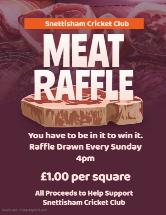 Meat Raffle Flyer | PosterMyWall
