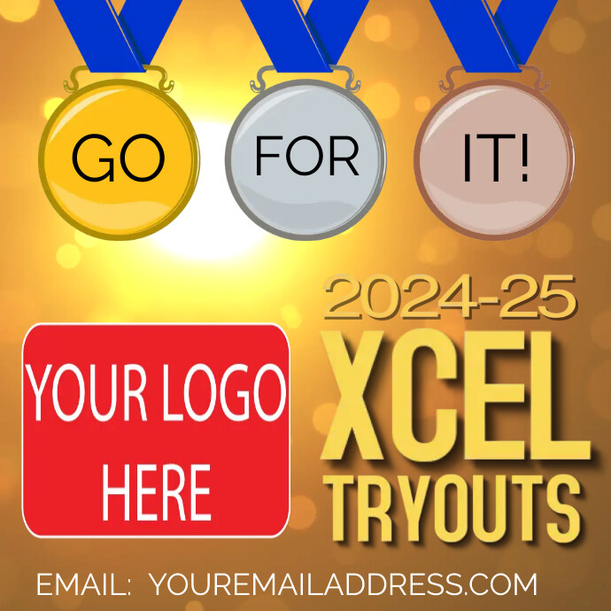 24-25 TRYOUTS Logo template