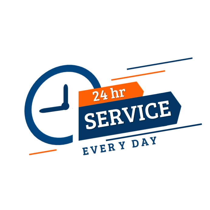 24 Hours Services Template PosterMyWall 24 Hours Services Template PosterMyWall