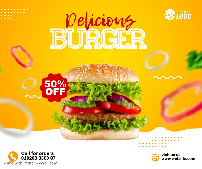 Burger Promo Large rectangle post