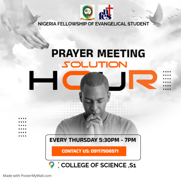 Copy of zoom prayer meeting PosterMyWall