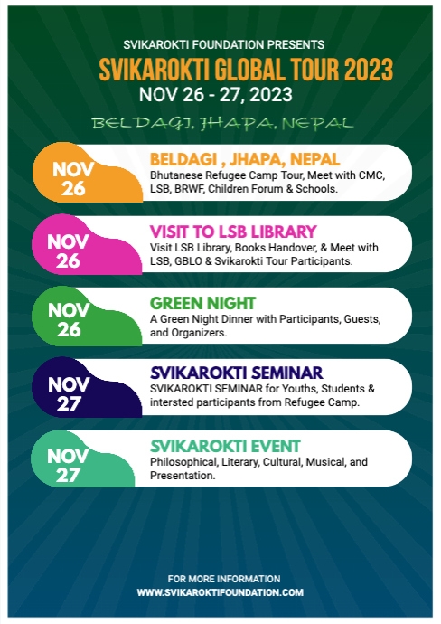 Copy of Event Schedule Template | PosterMyWall