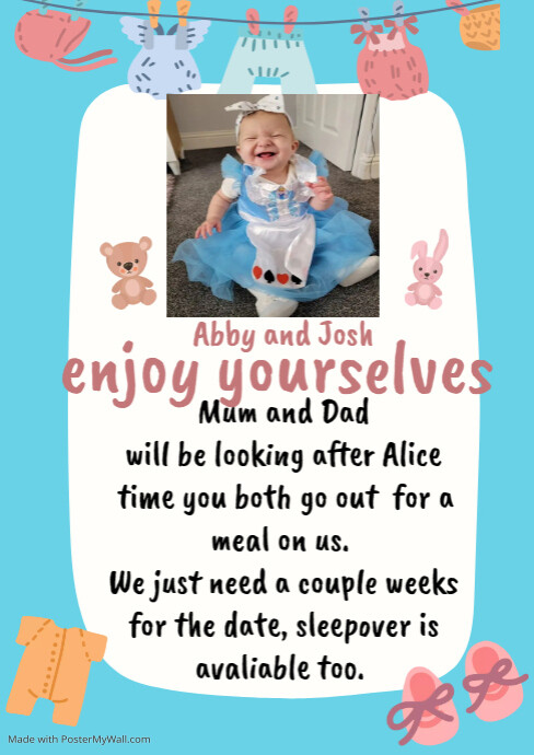 Babysitting Template PosterMyWall