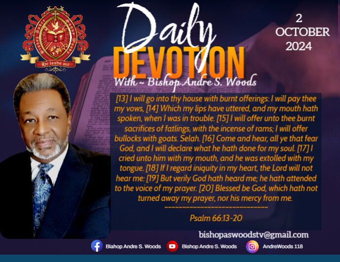 daily devotionals flyer | PosterMyWall