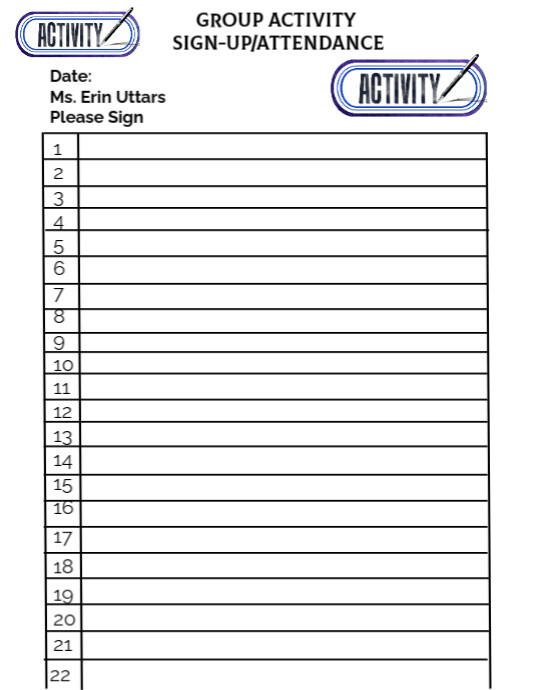 Sign Up Sheet Template | PosterMyWall