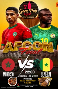 Morocco ft senegal Afcon