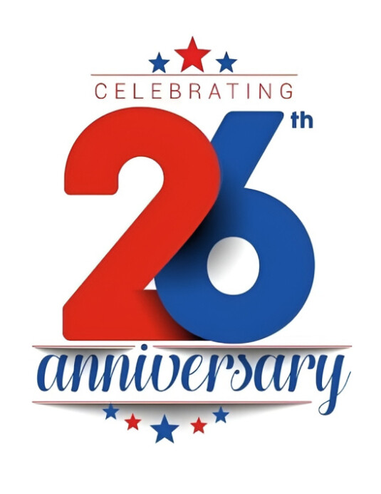 26 anniversary celebration ใบปลิว (US Letter) template