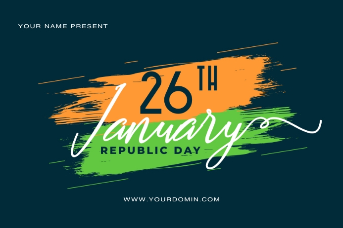 26 January Template | PosterMyWall