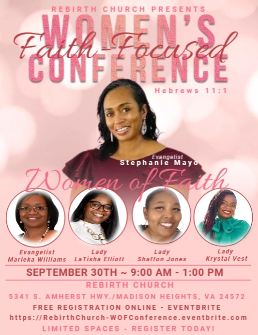 Women of Faith Conference PosterMyWall