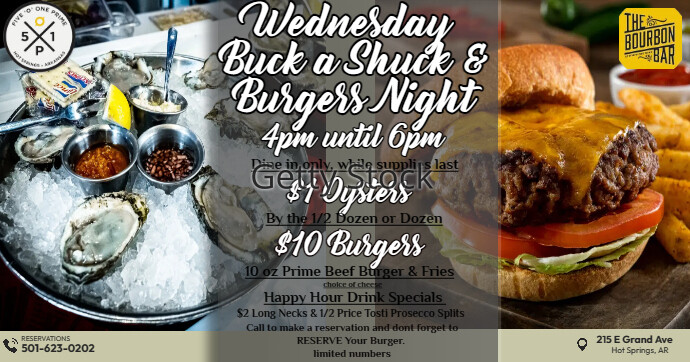 30 Raw Bar Wednesday PosterMyWall