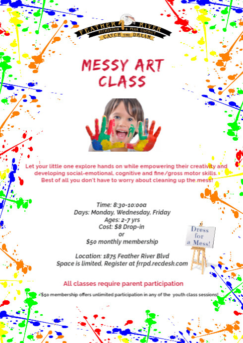 Messy Art November | PosterMyWall