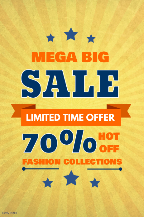 Retail Sale Poster Template | PosterMyWall