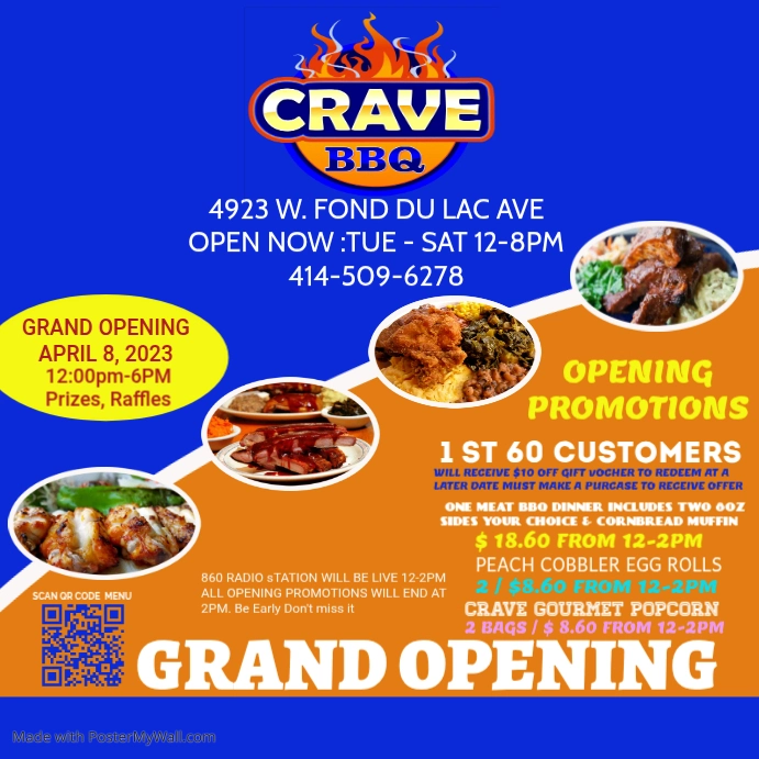 MENU Publicación de Instagram template