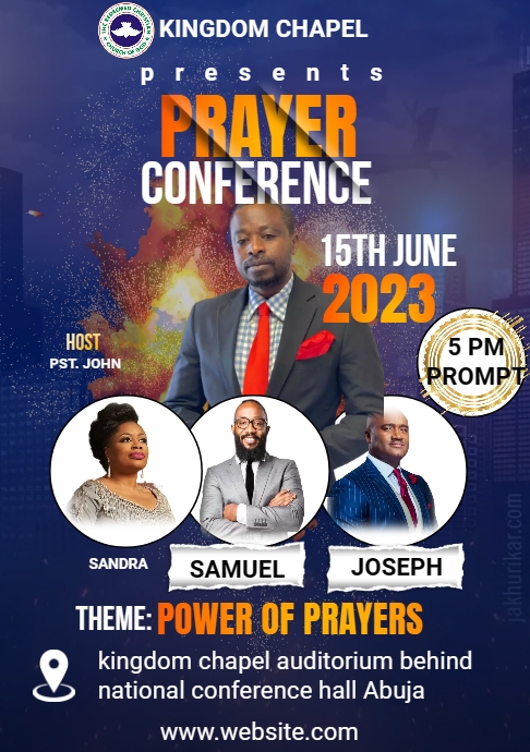 Church conference template | PosterMyWall