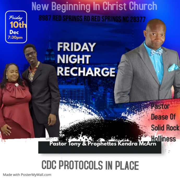 Copy of FRIDAY NIGHT RECHARGE | PosterMyWall