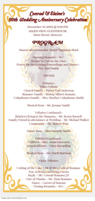 Copy of Program | PosterMyWall