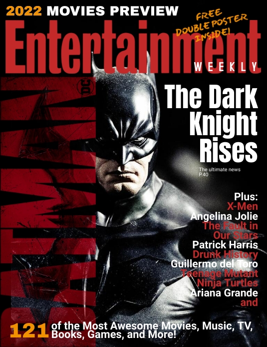 280422 Entertainment Weekly magazine cover te Templat ...