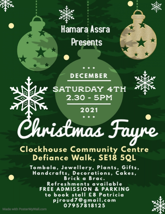 Copy of Copy of Green Christmas Fair Advertisement Flyer PosterMyWall