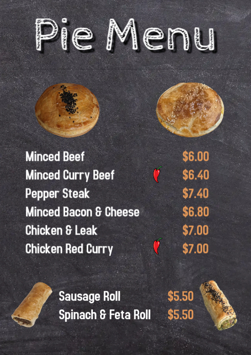 Pie Menu A3 template