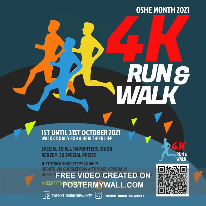 Copy of Copy of Copy of 5K Run & Walk Flyer Template | PosterMyWall