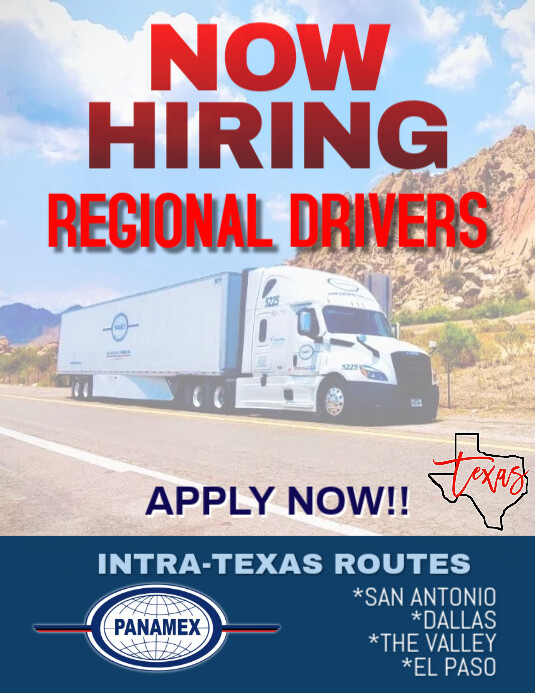 Copy of Copy of job hiring CDL truck driver Flyer Template | PosterMyWall