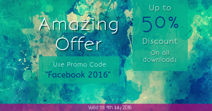 Discount Promotion Facebook Image Template | PosterMyWall