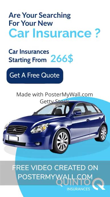 car insurance advertisement dark blue light b
