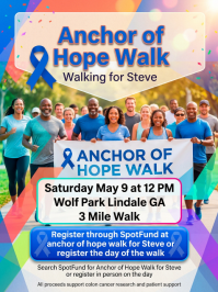 "Anchor Of Hope "(Walk For Steve)