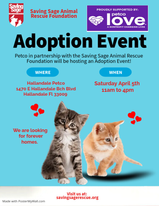 PETCO adoption event 2022 (1) PosterMyWall