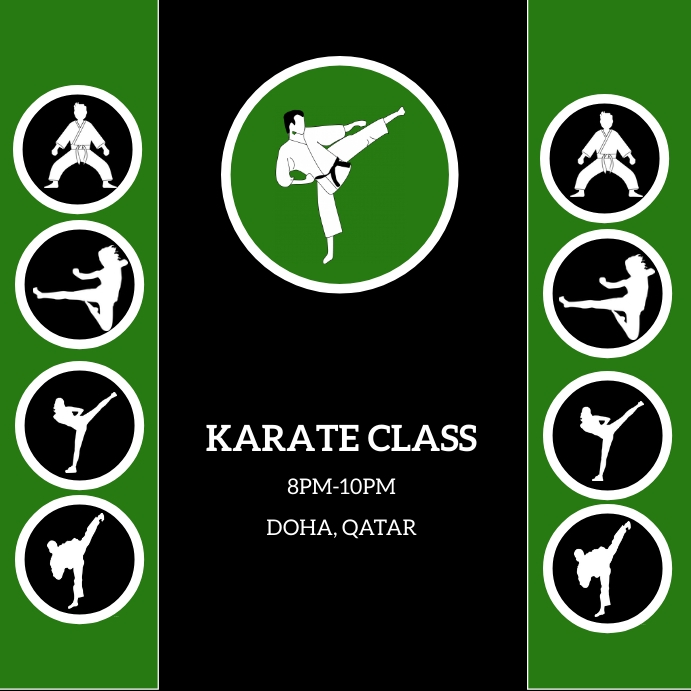 Karate Layout Copy of 29 KARATE | PosterMyWall
