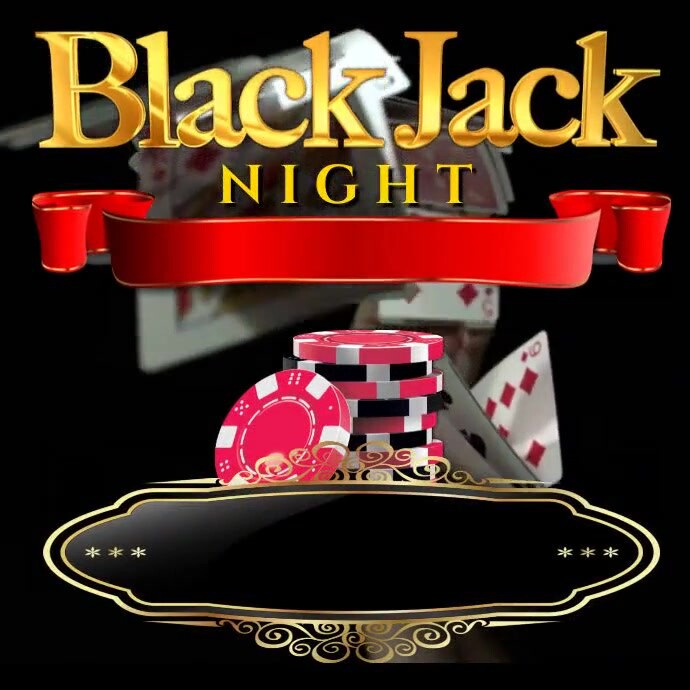Black Jack Night advert PosterMyWall