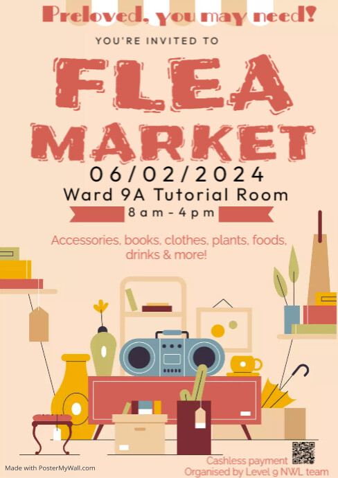 FLEA MARKET PosterMyWall
