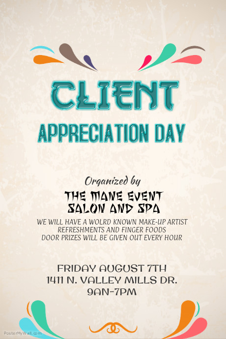 A New Poster template