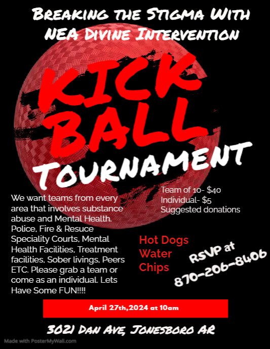 Kickball Game Flyer Design Template PosterMyWall