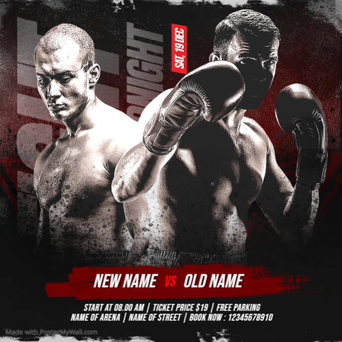 Kick Boxing Sport Templates