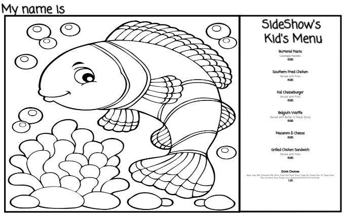 Kids Menu 1 (1) | PosterMyWall