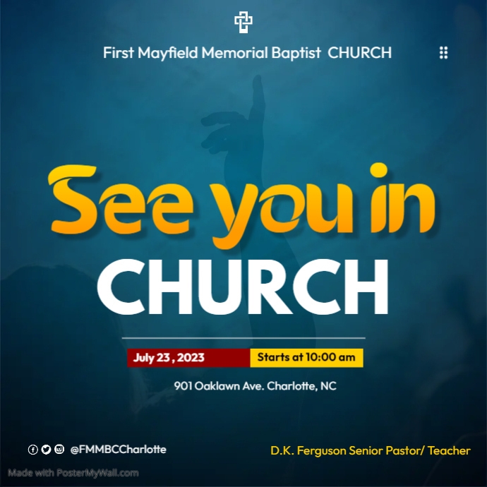 see you in church | PosterMyWall