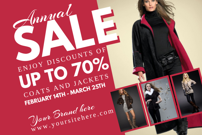 Copy of Clothing Retail Poster Template | PosterMyWall
