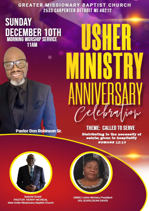 CHURCH ANNIVERSARY | PosterMyWall